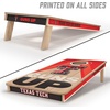 image:imageYouTheFan NCAA 2 x 4 Slogan Series Professional Wood Cornhole GameTexas Tech Red Raiders