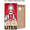 image:imageYouTheFan NCAA 2 x 4 Slogan Series Professional Wood Cornhole GameUtah Utes