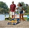 image:imageYouTheFan NCAA 2 x 4 Slogan Series Professional Wood Cornhole GameWest Virginia Mountaineers