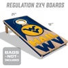 image:imageYouTheFan NCAA 2 x 4 Slogan Series Professional Wood Cornhole GameWest Virginia Mountaineers