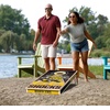 image:imageYouTheFan NCAA 2 x 4 Slogan Series Professional Wood Cornhole GameWichita State Shockers