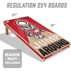 image:imageYouTheFan NCAA 2 x 4 Slogan Series Professional Wood Cornhole GameWisconsin Badgers