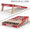 image:imageYouTheFan NCAA 2 x 4 Slogan Series Professional Wood Cornhole GameWisconsin Badgers