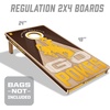 image:imageYouTheFan NCAA 2 x 4 Slogan Series Professional Wood Cornhole GameWyoming Cowboys
