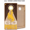 image:imageYouTheFan NCAA 2 x 4 Slogan Series Professional Wood Cornhole GameWyoming Cowboys