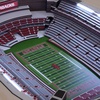 image:imageYouTheFan NCAA 25Layer StadiumView Lighted End TableArkansas Razorbacks