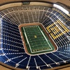 image:imageYouTheFan NCAA 25Layer StadiumView Lighted End TableMichigan Wolverines