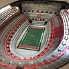 image:imageYouTheFan NCAA 25Layer StadiumView Lighted End TableOhio State Buckeyes