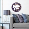 image:imageYouTheFan NCAA 3D Circle Backer Wall Art precisioncrafted multiple layers create striking depth readytohang officially licensed and visually stands outKansas State Wildcats
