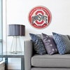 image:imageYouTheFan NCAA 3D Circle Backer Wall Art precisioncrafted multiple layers create striking depth readytohang officially licensed and visually stands outOhio State Buckeyes