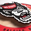 image:imageYouTheFan NCAA 3D Circle Backer Wall Art precisioncrafted multiple layers create striking depth readytohang officially licensed and visually stands outNC State Wolfpack