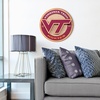 image:imageYouTheFan NCAA 3D Circle Backer Wall Art precisioncrafted multiple layers create striking depth readytohang officially licensed and visually stands outVirginia Tech Hokies