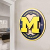image:imageYouTheFan NCAA 3D Circle Backer Wall Art precisioncrafted multiple layers create striking depth readytohang officially licensed and visually stands outMichigan Wolverines