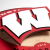 image:imageYouTheFan NCAA 3D Circle Backer Wall Art precisioncrafted multiple layers create striking depth readytohang officially licensed and visually stands outWisconsin Badgers
