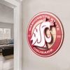image:imageYouTheFan NCAA 3D Circle Backer Wall Art precisioncrafted multiple layers create striking depth readytohang officially licensed and visually stands outWashington State Cougars