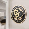 image:imageYouTheFan NCAA 3D Circle Backer Wall Art precisioncrafted multiple layers create striking depth readytohang officially licensed and visually stands outColorado Buffaloes