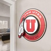 image:imageYouTheFan NCAA 3D Circle Backer Wall Art precisioncrafted multiple layers create striking depth readytohang officially licensed and visually stands outUtah Utes