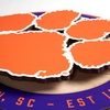image:imageYouTheFan NCAA 3D Circle Backer Wall Art precisioncrafted multiple layers create striking depth readytohang officially licensed and visually stands outClemson Tigers