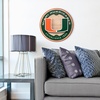image:imageYouTheFan NCAA 3D Circle Backer Wall Art precisioncrafted multiple layers create striking depth readytohang officially licensed and visually stands outMiami Hurricanes