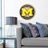 image:imageYouTheFan NCAA 3D Circle Backer Wall Art precisioncrafted multiple layers create striking depth readytohang officially licensed and visually stands outMichigan Wolverines