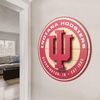 image:imageYouTheFan NCAA 3D Circle Backer Wall Art precisioncrafted multiple layers create striking depth readytohang officially licensed and visually stands outIndiana Hoosiers