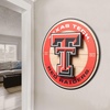 image:imageYouTheFan NCAA 3D Circle Backer Wall Art precisioncrafted multiple layers create striking depth readytohang officially licensed and visually stands outTexas Tech Red Raiders