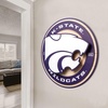 image:imageYouTheFan NCAA 3D Circle Backer Wall Art precisioncrafted multiple layers create striking depth readytohang officially licensed and visually stands outKansas State Wildcats
