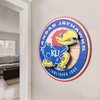 image:imageYouTheFan NCAA 3D Circle Backer Wall Art precisioncrafted multiple layers create striking depth readytohang officially licensed and visually stands outKansas Jayhawks