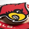 image:imageYouTheFan NCAA 3D Circle Backer Wall Art precisioncrafted multiple layers create striking depth readytohang officially licensed and visually stands outLouisville Cardinals