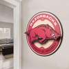image:imageYouTheFan NCAA 3D Circle Backer Wall Art precisioncrafted multiple layers create striking depth readytohang officially licensed and visually stands outArkansas Razorbacks