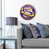 image:imageYouTheFan NCAA 3D Circle Backer Wall Art precisioncrafted multiple layers create striking depth readytohang officially licensed and visually stands outLSU Tigers