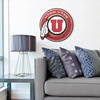 image:imageYouTheFan NCAA 3D Circle Backer Wall Art precisioncrafted multiple layers create striking depth readytohang officially licensed and visually stands outUtah Utes