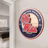 image:imageYouTheFan NCAA 3D Circle Backer Wall Art precisioncrafted multiple layers create striking depth readytohang officially licensed and visually stands outMississippi Rebels