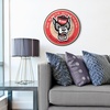 image:imageYouTheFan NCAA 3D Circle Backer Wall Art precisioncrafted multiple layers create striking depth readytohang officially licensed and visually stands outNC State Wolfpack