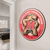 image:imageYouTheFan NCAA 3D Circle Backer Wall Art precisioncrafted multiple layers create striking depth readytohang officially licensed and visually stands outMaryland Terrapins