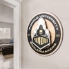 image:imageYouTheFan NCAA 3D Circle Backer Wall Art precisioncrafted multiple layers create striking depth readytohang officially licensed and visually stands outPurdue Boilermakers