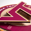 image:imageYouTheFan NCAA 3D Circle Backer Wall Art precisioncrafted multiple layers create striking depth readytohang officially licensed and visually stands outVirginia Tech Hokies
