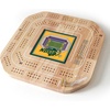 image:imageYouTheFan NCAA Licensed Fan Cribbage Wood Board GameNorth Dakota State Bison