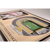 image:imageYouTheFan NCAA Officiallylicensed 3D Stadium Picture Frame  perfect stadium replica  add 4 x 6 photo  made of multiple layers  ready to hang or displayPurdue Boilermakers FB