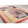image:imageYouTheFan NCAA Officiallylicensed 3D Stadium Picture Frame  perfect stadium replica  add 4 x 6 photo  made of multiple layers  ready to hang or displayOhio State Buckeyes