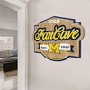 image:imageYouTheFan NCAA Officiallylicensed FanCave 3D wall art  readytohang 3D multilayered construction  floating wall mount design  Perfect fan giftMichigan Wolverines