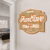 image:imageYouTheFan NCAA Officiallylicensed FanCave 3D wall art  readytohang 3D multilayered construction  floating wall mount design  Perfect fan giftTennessee Volunteers
