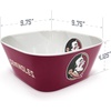 image:imageYouTheFan NCAA Officiallylicensed Large Party Bowl  100 Melamine dishwasher safe BPA free  holds large bag of chips  sleek design  perfect for game day or any dayTeam Colors