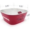 image:imageYouTheFan NCAA Officiallylicensed Large Party Bowl  100 Melamine dishwasher safe BPA free  holds large bag of chips  sleek design  perfect for game day or any dayTeam Colors