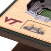 image:imageYouTheFan NCAA Virginia Tech Hokies 25Layer StadiumViews Lighted End Table  Lane Stadium Worsham Field