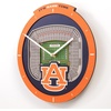 image:imageYouTheFan NCAA West Virginia Mountaineers 3D StadiumView ClockAuburn Tigers
