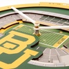 image:imageYouTheFan NCAA West Virginia Mountaineers 3D StadiumView ClockBaylor Bears