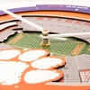 image:imageYouTheFan NCAA West Virginia Mountaineers 3D StadiumView ClockClemson Tigers