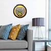 image:imageYouTheFan NCAA West Virginia Mountaineers 3D StadiumView ClockIowa Hawkeyes