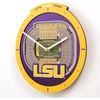 image:imageYouTheFan NCAA West Virginia Mountaineers 3D StadiumView ClockLsu Tigers